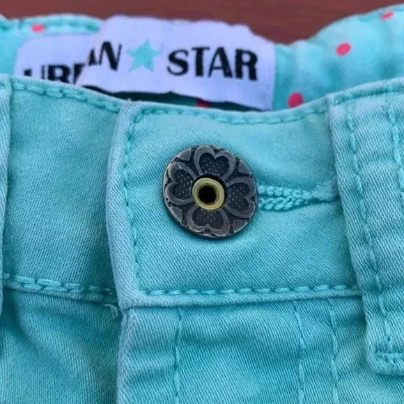 5 for 25 urban  star mint green, light denim jeans - Picture 2 of 12
